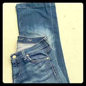 7 jeans size 26 wide leg.
